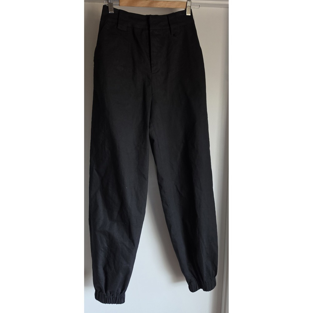 I.AM.GIA Jogger Pants Women S Black Solid Sweatpants Streetwear Tapered